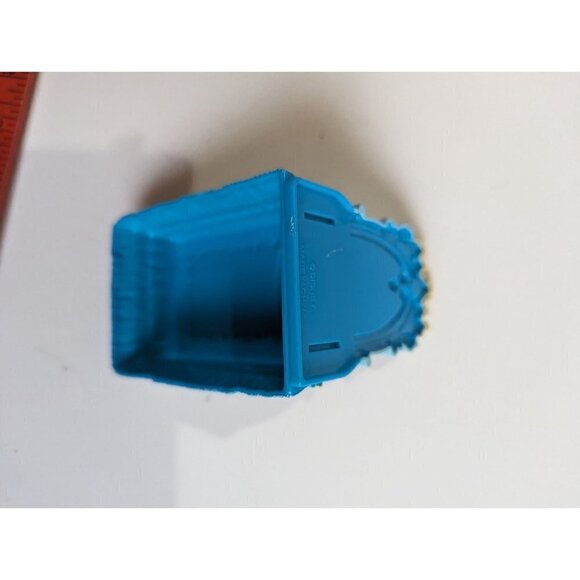 Polly Pocket Cinderella Bedroom Set Bed teal yellow 5 inch Dollhouse furniture - Picture 4 of 4